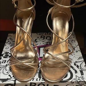 Gold heels